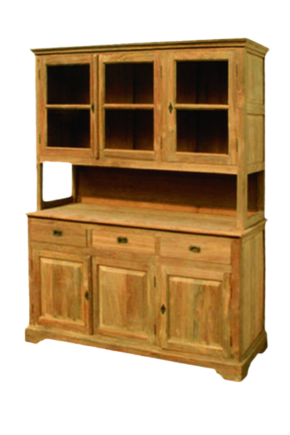 <p>Deux-corps vitré 05D-VCL<br />Teck 160 x 50/40 x H 210 Cm<br />1 679,00 € T.T.C<br /><a href="/Article/2707?type=neuf" style="color:white;" target="_blank">Lien vers l&#39;article</a></p>