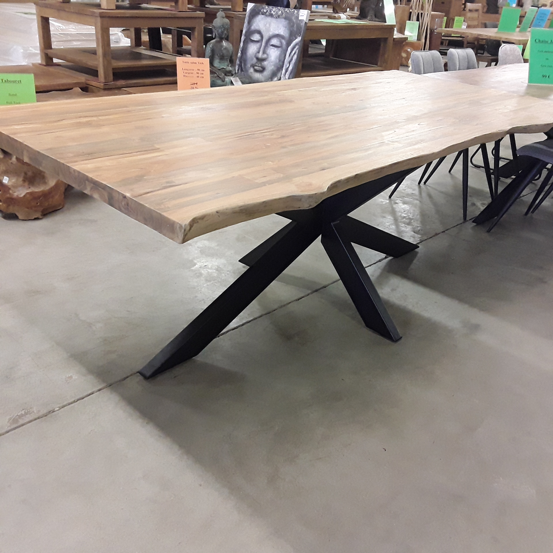 <p>Table Int Teck 100 x 250 Cm<br />+ pied métal (top 5 cm full)<br />1 499,00 € T.T.C<br /><a href="/Article/4467?type=neuf" style="color:white;" target="_blank">Lien vers l&#39;article</a></p>