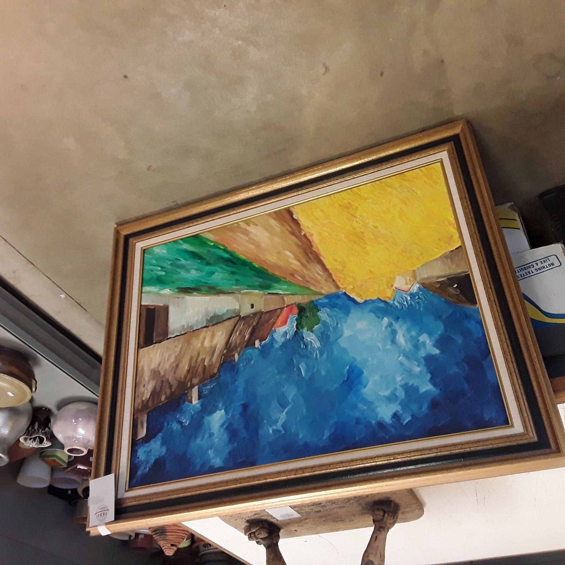 <p>Peinture colorée ciel champs<br />maison<br />95,00 € T.T.C<br /><a href="/Article/122678?type=depose" style="color:white;" target="_blank">Lien vers l&#39;article</a></p>