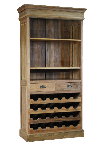 <p>Bibliothèque à vin 03-WNC<br />Teck 90 x 40 x H 200 Cm<br />649,00 € T.T.C<br /><a href="/Article/2731?type=neuf" style="color:white;" target="_blank">Lien vers l&#39;article</a></p>