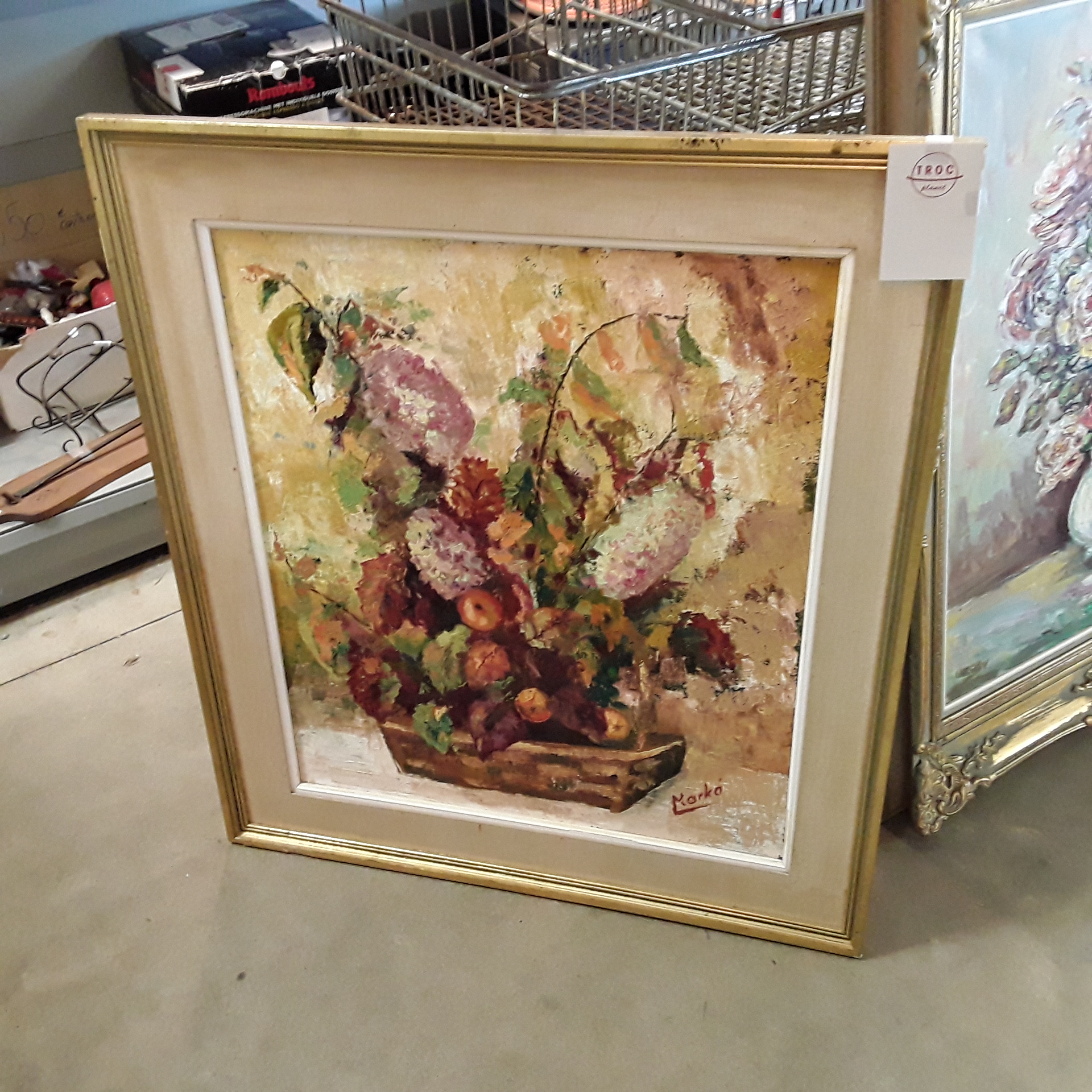 <p>Peinture fleurs Marko<br />120,00 € T.T.C<br /><a href="/Article/121479?type=depose" style="color:white;" target="_blank">Lien vers l&#39;article</a></p>