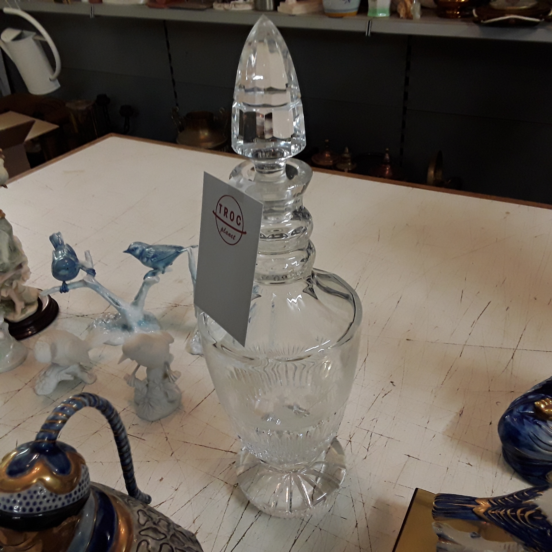 <p>Carafe cristal GM<br />40,00 € T.T.C<br /><a href="/Article/122790?type=depose" style="color:white;" target="_blank">Lien vers l&#39;article</a></p>