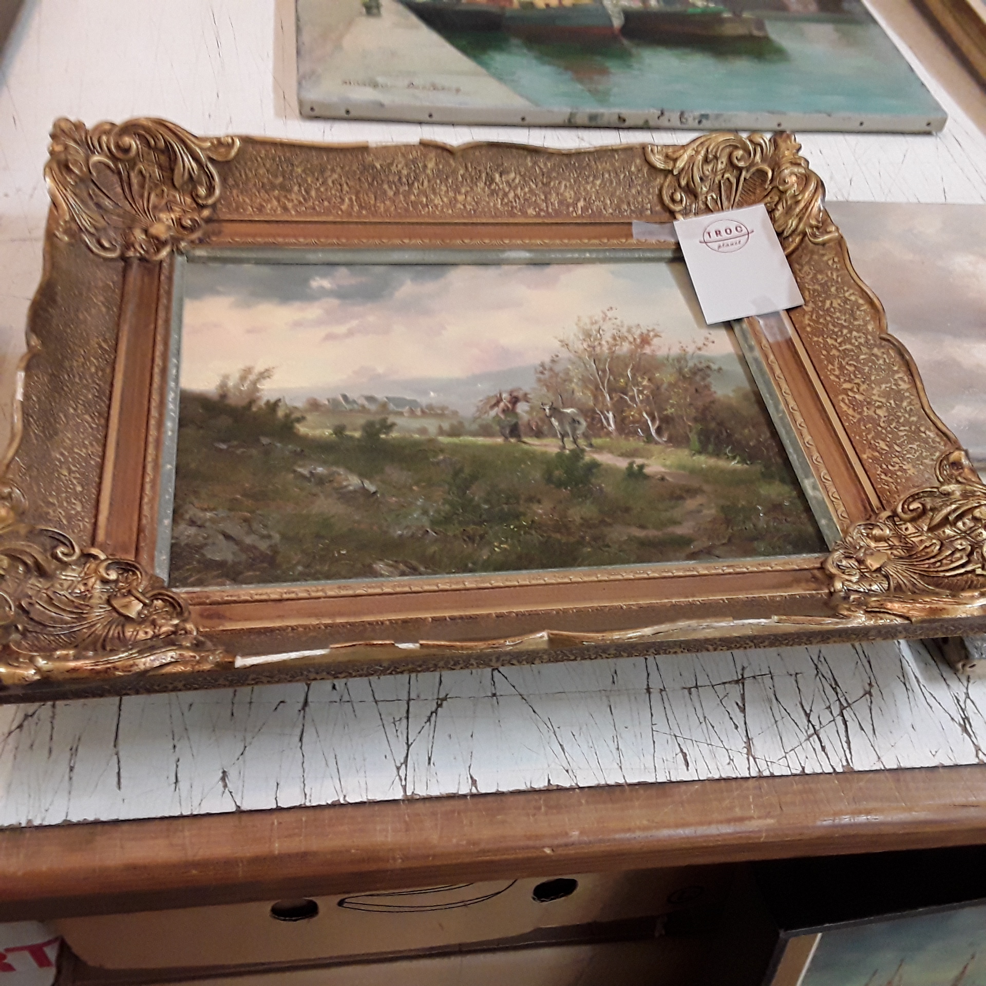 <p>Tableau Promenade vache<br />André Leduc 1884<br />120,00 € T.T.C<br /><a href="/Article/122867?type=depose" style="color:white;" target="_blank">Lien vers l&#39;article</a></p>