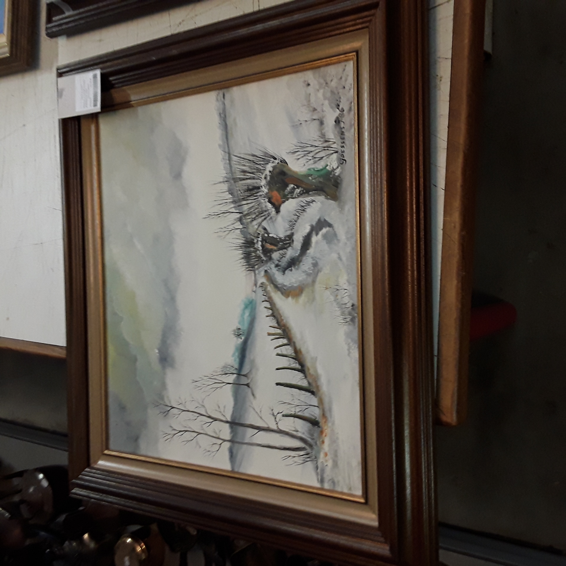 <p>Peinture hivernal paysage<br />GOESSENS 1986<br />50,00 € T.T.C<br /><a href="/Article/124501?type=depose" style="color:white;" target="_blank">Lien vers l'article</a></p>
