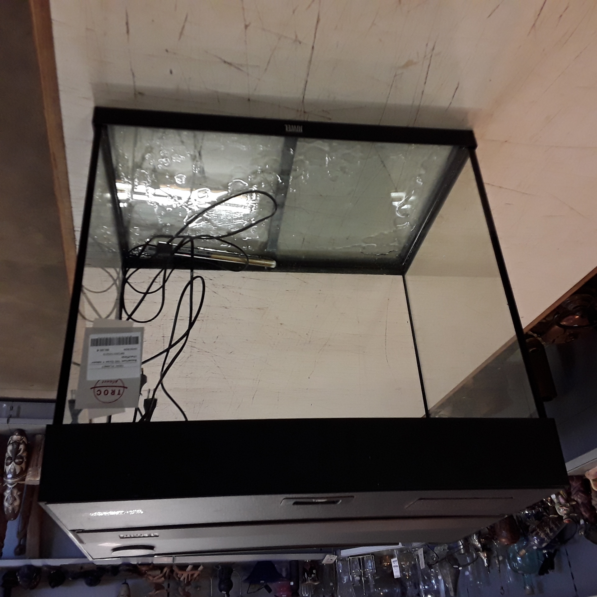 <p>Aquarium 100 litres + néon+<br />chauffage<br />60,00 € T.T.C<br /><a href="/Article/123275?type=depose" style="color:white;" target="_blank">Lien vers l'article</a></p>