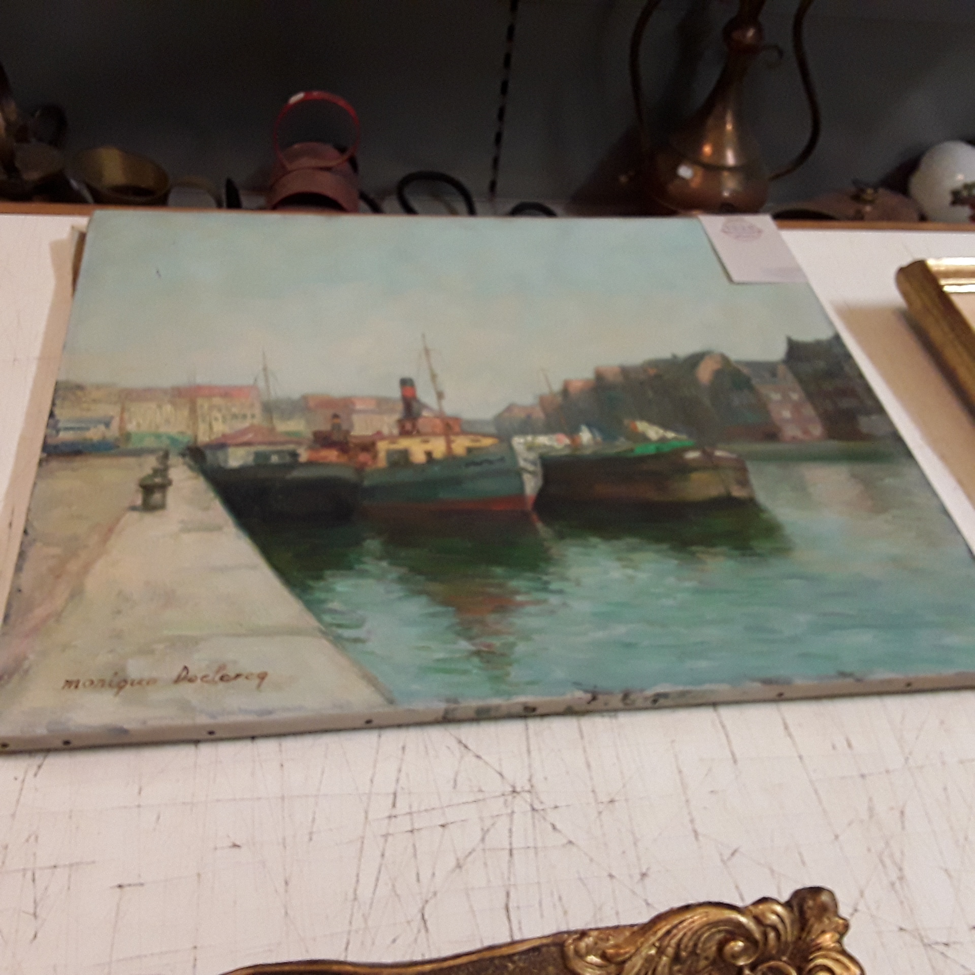 <p>Tableau Péniche<br />Monique Declercq<br />120,00 € T.T.C<br /><a href="/Article/122866?type=depose" style="color:white;" target="_blank">Lien vers l&#39;article</a></p>