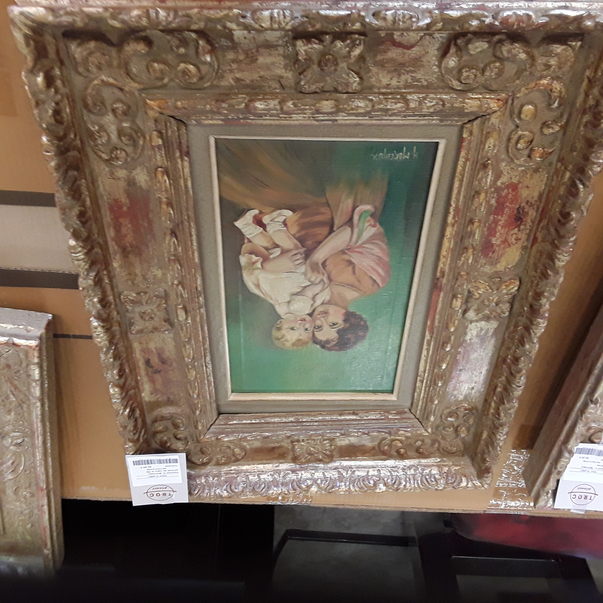 <p>Peinture H .Morciaux<br />portrait de mère et fils<br />95,00 € T.T.C<br /><a href="/Article/123149?type=depose" style="color:white;" target="_blank">Lien vers l'article</a></p>