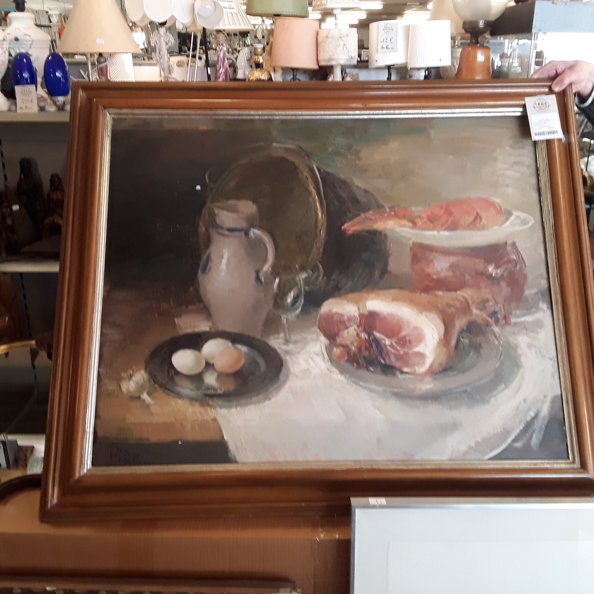 <p>Peinture Pire GM<br />nature morte<br />395,00 € T.T.C<br /><a href="/Article/123133?type=depose" style="color:white;" target="_blank">Lien vers l'article</a></p>