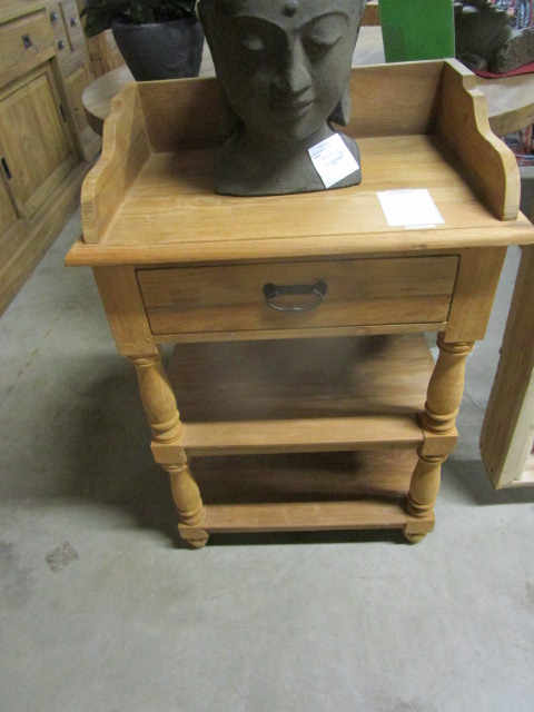 <p>Console Teck 03A-TT<br />Rustic  L 60 x P 40 x H 90 Cm<br />279,00 € T.T.C<br /><a href="/Article/3119?type=neuf" style="color:white;" target="_blank">Lien vers l&#39;article</a></p>